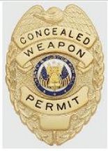 Concealed Weapon Permit Badge